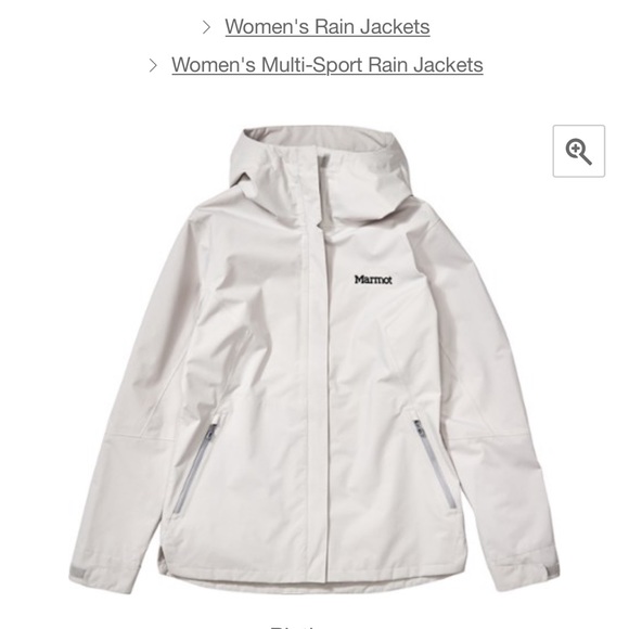 Marmot Jackets & Blazers - Marmot platinum white outer shell
